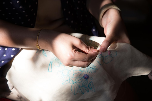 Ręczne przeszycia w detalu